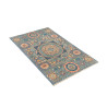 Tappeto Mamlouk Pakistan 80x126 Blu Ottanio Ara