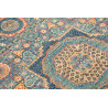 Tappeto Mamlouk Pakistan 80x126 Blu Ottanio Ara