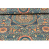 Tappeto Mamlouk Pakistan 80x126 Blu Ottanio Ara