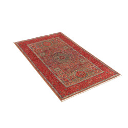 Tappeto Mamlouk Pakistan 79x127 Rosso Petrolio