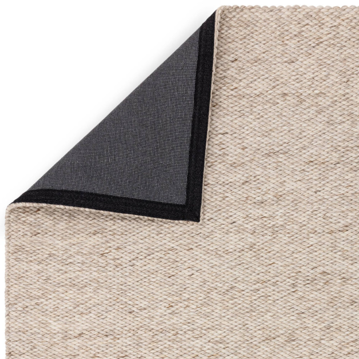 Tappeto Zander tinta unita beige naturale con sf