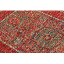 Tappeto Mamlouk Pakistan 79x127 Rosso Petrolio