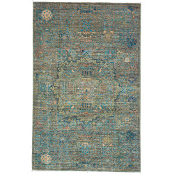 Tappeto Mamlouk Pakistan 79x122 Verde Petrolio