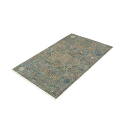 Tappeto Mamlouk Pakistan 79x122 Verde Petrolio