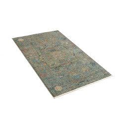 Tappeto Mamlouk Pakistan 79x122 Verde Petrolio