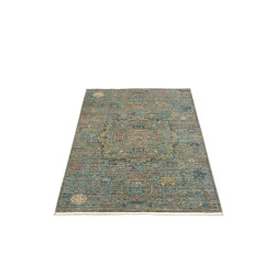 Tappeto Mamlouk Pakistan 79x122 Verde Petrolio