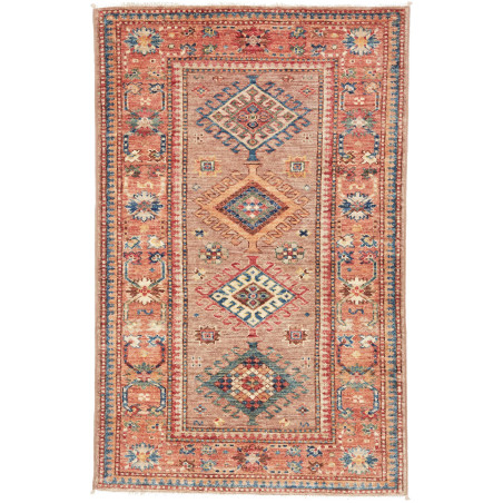 Tappeto Kazak Fine Pakistan 78x120 Marrone Terr