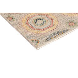 Tappeto Mamlouk Pakistan 79x124 Beige Blu Rosso