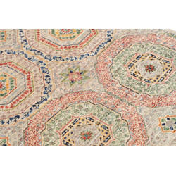 Tappeto Mamlouk Pakistan 79x124 Beige Blu Rosso
