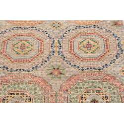 Tappeto Mamlouk Pakistan 79x124 Beige Blu Rosso