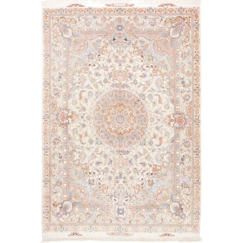 Tappeto Tabriz 70 Raj Persia 148x219 Avorio Cre