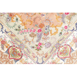 Tappeto Tabriz 70 Raj Persia 150x210 Pesca Salm