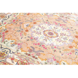 Tappeto Tabriz 70 Raj Persia 150x210 Pesca Salm