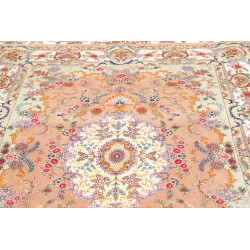 Tappeto Tabriz 70 Raj Persia 150x210 Pesca Salm