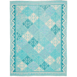 Rug Kilim Afghanistan 158x206 Light Turquoise A