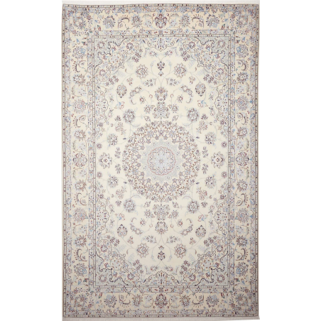 Nain 9la 193x312 Cm Nain 9la, Persia, Hand-carded Wool And