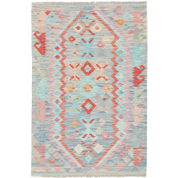 Rug Kilim Afghanistan 103x155 Light Blue Coral