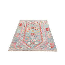 Rug Kilim Afghanistan 103x155 Light Blue Coral