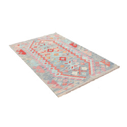 Rug Kilim Afghanistan 103x155 Light Blue Coral