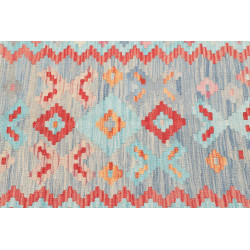 Rug Kilim Afghanistan 103x155 Light Blue Coral
