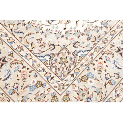 Tappeto Kashan Persia 200x305 Crema Beige Blu C