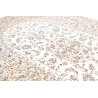 Tappeto Kashan Persia 200x305 Crema Beige Blu C
