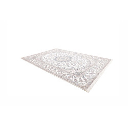 Tappeto Kashan Persia 197x300 Bianco Crema Beig