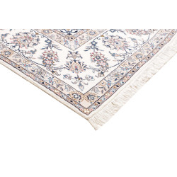 Tappeto Kashan Persia 197x300 Bianco Crema Beig