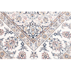 Tappeto Kashan Persia 197x300 Bianco Crema Beig