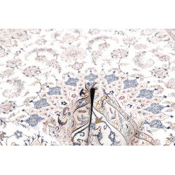 Tappeto Kashan Persia 197x300 Bianco Crema Beig