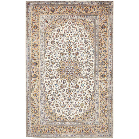Tappeto Kashan Persia 203x317 Crema Avorio Beig