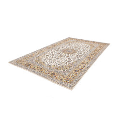 Tappeto Kashan Persia 203x317 Crema Avorio Beig