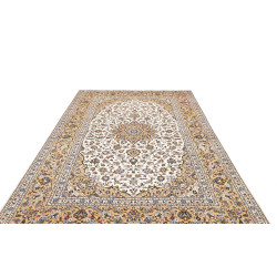 Tappeto Kashan Persia 203x317 Crema Avorio Beig