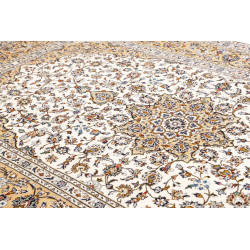 Tappeto Kashan Persia 203x317 Crema Avorio Beig