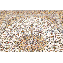 Tappeto Kashan Persia 203x317 Crema Avorio Beig