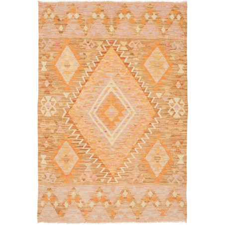 Rug Kilim Afghanistan 102x150 Peach Orange Beig