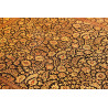 Tappeto Ghom Seta Persia 135x203 Nero Oro Marro