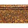 Tappeto Ghom Seta Persia 135x203 Nero Oro Marro