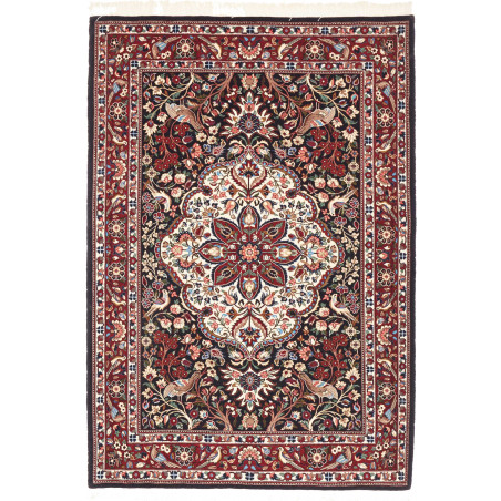 Tappeto Ilaam Persia 107x154 Rosso Bordeaux Ner