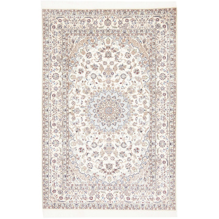 Tappeto Nain 6la Persia 124x191 Bianco Crema Pa