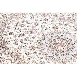 Tappeto Nain 6la Persia 124x191 Bianco Crema Pa