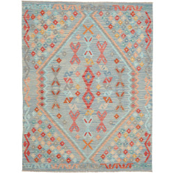 Rug Kilim Afghanistan 158x205 Sky Blue Coral Pi