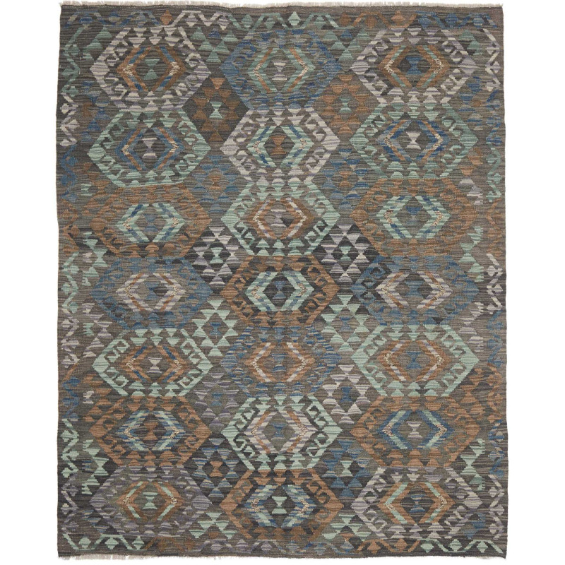Rug Kilim Afghanistan 168x204 Grey Blue Green L
