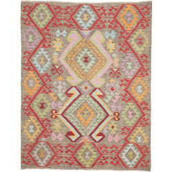 Rug Kilim Afghanistan 154x196 Grey Taupe Red Or
