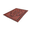 Rug Kilim Afghanistan 160x196 Charcoal Coral Re