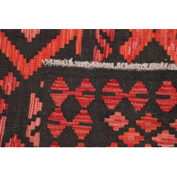 Rug Kilim Afghanistan 160x196 Charcoal Coral Re