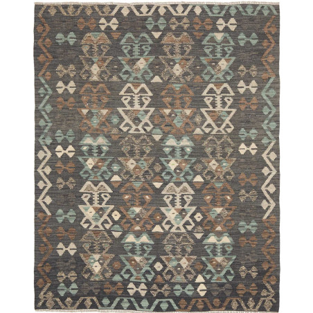Rug Kilim Afghanistan 156x195 Charcoal Powder B
