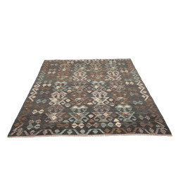 Rug Kilim Afghanistan 156x195 Charcoal Powder B
