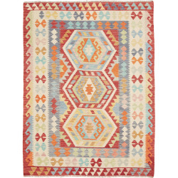 Rug Kilim Afghanistan 147x194 Terracotta Red Cr