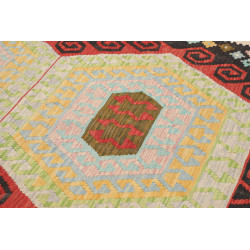 Rug Kilim Afghanistan 157x203 White Cream And M